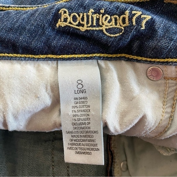 American Eagle outfitter women's wide leg  boyfriend jeans size 8long - Picture 6 of 12